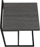 Monarch Specialties Inc. Grey Accent Table with Black Base-1