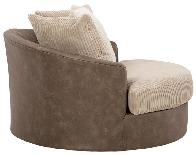 Signature Design by Ashley® Keskin Sand Oversized Swivel Chair-2