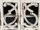 Vintage Furniture Harp Console with Mirror-1