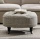 ACME Furniture Upendo Gray Ottoman with Casters-1