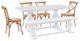 Powell® Banks 6-Piece Brown/White Dining Table Set-0