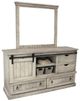 American Heartland Manufacturing Rustic 6-Drawer Dresser and Mirror-0