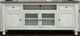 International Furniture Direct Stone Eggshell/Weathered Gray 80" TV Stand-0