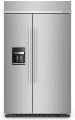 KitchenAid® 48 in. 29.4 Cu. Ft. Stainless Steel Counter Depth Side-by-Side Refrigerator