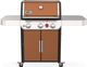 Weber® Genesis3-Burner Copper Freestanding Liquid Propane Gas Grill-0