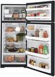 GE® 28" 17.5 Cu. Ft. ENERGY STAR® Black Top Freezer Refrigerator-4