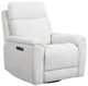 Flexsteel® Customizable Refined Power Swivel Gliding Recliner with Power Headrest and Lumbar-0
