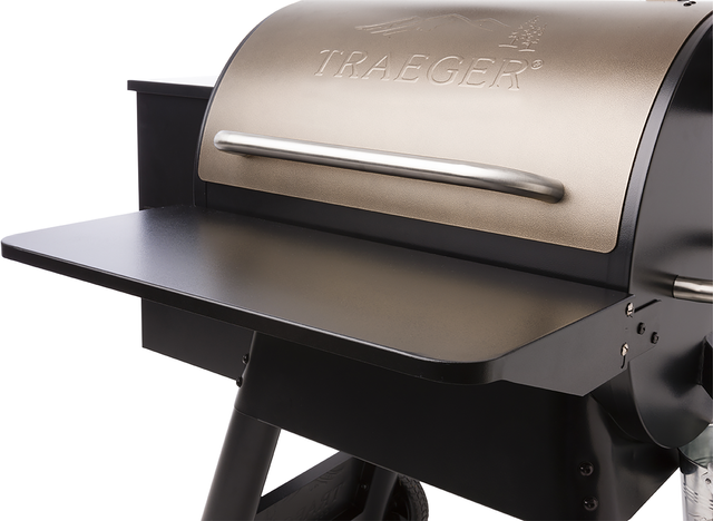 Traeger® Folding Front Shelf-Black-2