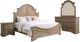 Liberty Furniture Magnolia Manor 4-Piece Weathered Bisque California King Panel Bedroom Set-0