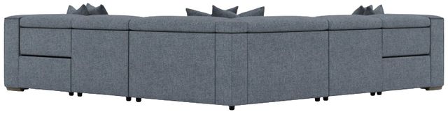 Bernhardt Bliss Bernhardt Living 5-Piece Blue L-Shape Power Reclining Sectional-4