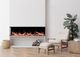 Napoleon Luminex Series 65'' Black Linear Built-In Electric Fireplace with LCD Technology-3