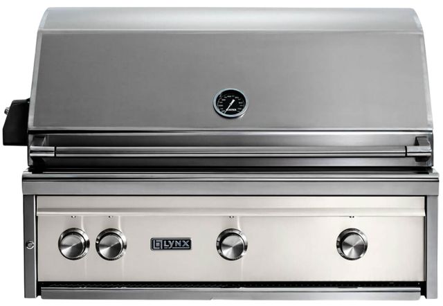 LYNX® Professional 3-Burner Glacier Built-In Liquid Propane Grill with All Ceramic Burners and Rotisserie-0