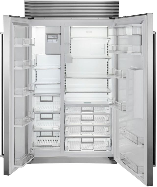 Sub-Zero® Classic Series 48" 28.4 Cu. Ft. Panel Ready Side-by-Side Refrigerator with Ice and Water Dispenser-1