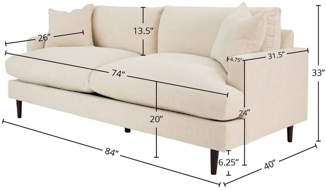 LH Home Seating Cup Qs Martha Beach Alabaster Sofa-2