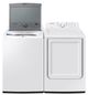 Samsung White Top Load Washer & Electric Dryer Laundry Pair-5