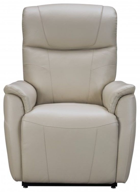 BarcaLounger® Leighton Laurel Cream Leather Power Lift Recliner-4