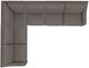 La-Z-Boy® Charlie Greystone Leather Sectional with Custom Layout Options-4
