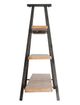 A & B Home Ramsden Tripod Black/Brown Book Shelf -2