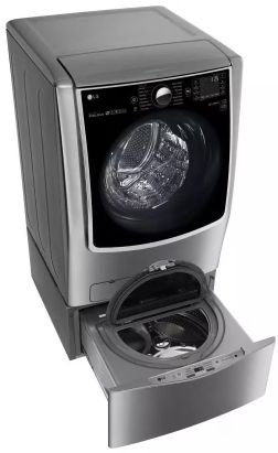 LG 5.2 Cu. Ft. Graphite Steel Front Load Washer-1