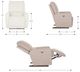 La-Z-Boy® Kells Navy Sugar Power Rocking Recliner with Headrest and Lumbar-2