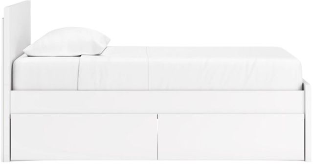 Signature Design by Ashley® Onita White Twin Storage Panel Bed-3