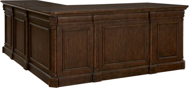 aspenhome® Jackson Turkish Coffee 72" L-Shaped Desk-0