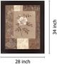 Classy Living Sepia Rose Elegance Wall Art-1