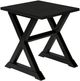 Monarch Specialties Inc. Black Veneer Square End Table-0