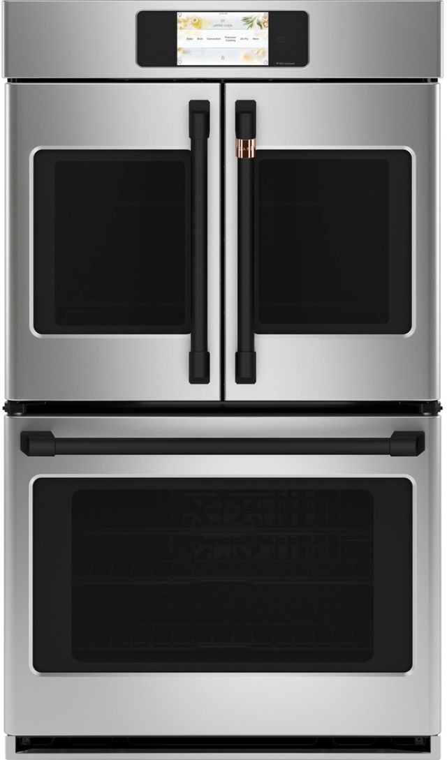 Café™ Flat Black Wall Oven Handle Kit-1