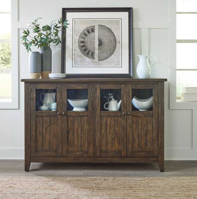 Liberty Furniture Midland Falls Rustic Brown Buffet-1