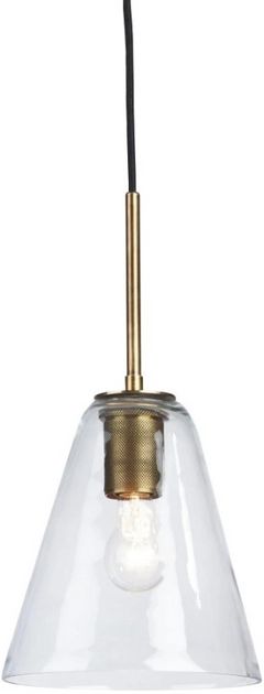 Signature Design by Ashley® Collbrook Brass/Clear Pendant Light