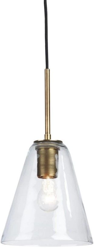 Signature Design by Ashley® Collbrook Brass/Clear Pendant Light