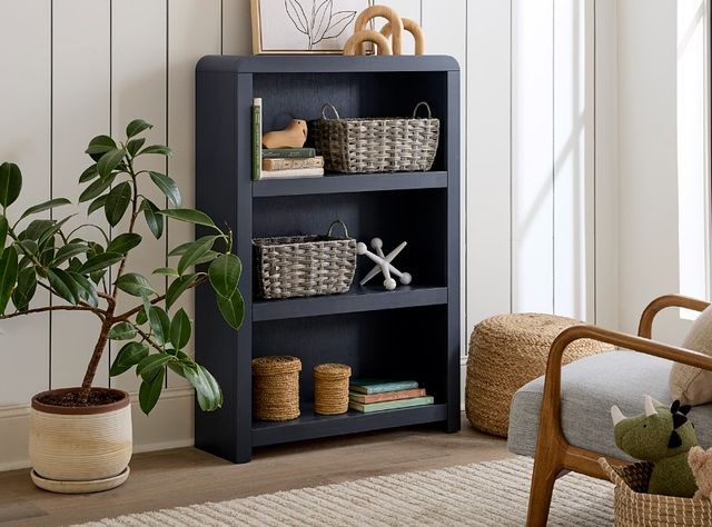aspenhome® Taylor Malta Blue 48" Bookcase-1