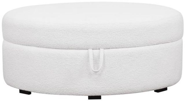Linon Suni Natural Oval Storage Ottoman-2