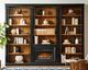 Martin Furniture Toulouse 3-Piece Aged Ebony Fireplace Bookcase-5