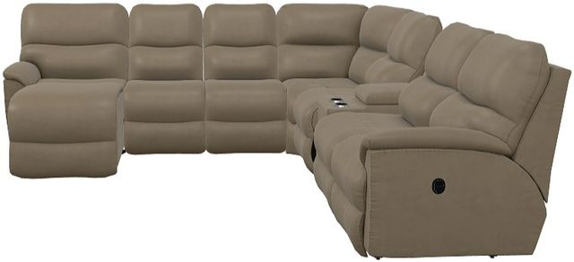 La-Z-Boy® Trouper 7-Piece Marble Reclining Sectional-1
