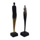 A & B Home 2-Piece Black/Gold Human Statuaries-2