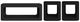 Elements International Rosalie 3-Piece Black Occasional Table Set-0