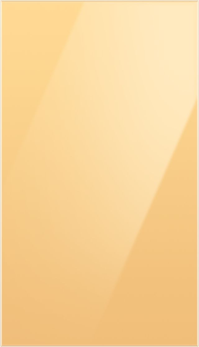 Samsung Bespoke Flex™ 18" Sunrise Yellow Glass French Door Refrigerator Bottom Panel