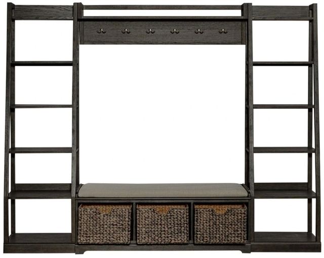 Liberty Furniture Mill Creek Peppercorn Wall Unit-2