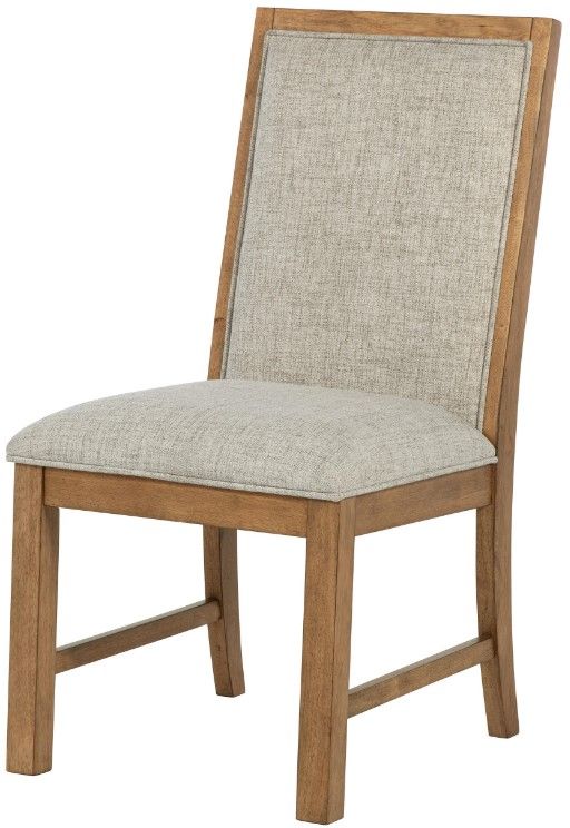 Coaster® Bruner Gray/Natural Brown Side Chair-2