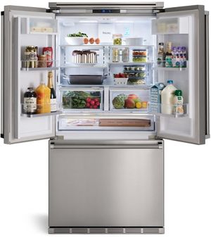 Viking 3 Series 19.8 Cu. Ft. Stainless Steel Counter Depth Freestanding French Door Refrigerator