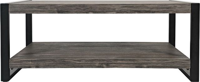 Jofran Inc. Pinnacle Platinum Cocktail Table with Black Frame-1