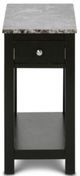 New Classic® Home Furnishings Noah Black End Table-1