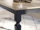 Signature Design by Ashley® Plazaton Grayish Brown Dining Table with Black Base-4