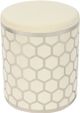 TOV Furniture Aubrey Cream Ottoman-1