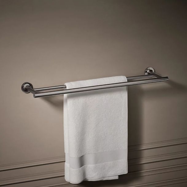KOHLER® Purist® Vibrant Titanium 24" Double Towel Bar-1
