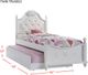 Elements International Alana White Twin Platform Youth Bed with Storage Trundle-2