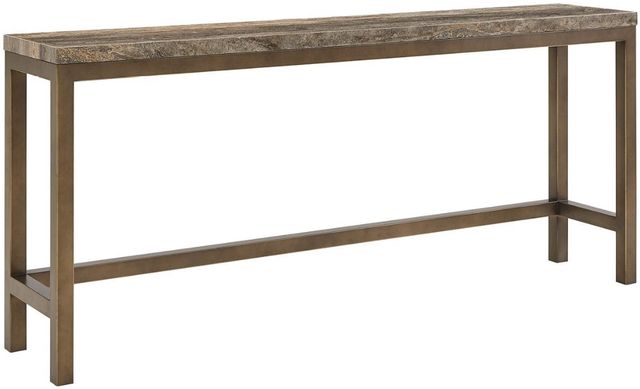 Universal Explore Home™ Montclair Dark Gray Brindle Console with Stools-4