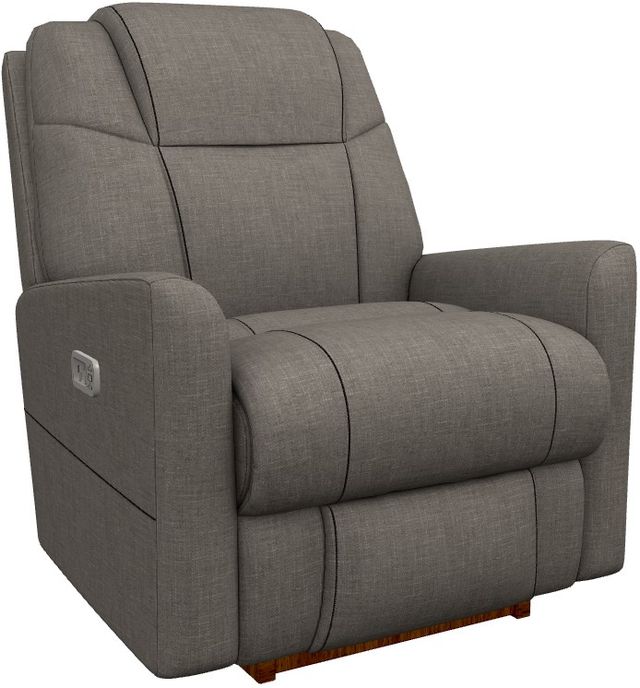 La-Z-Boy® Sparrow Truffle Power Rocking Recliner with Headrest-0